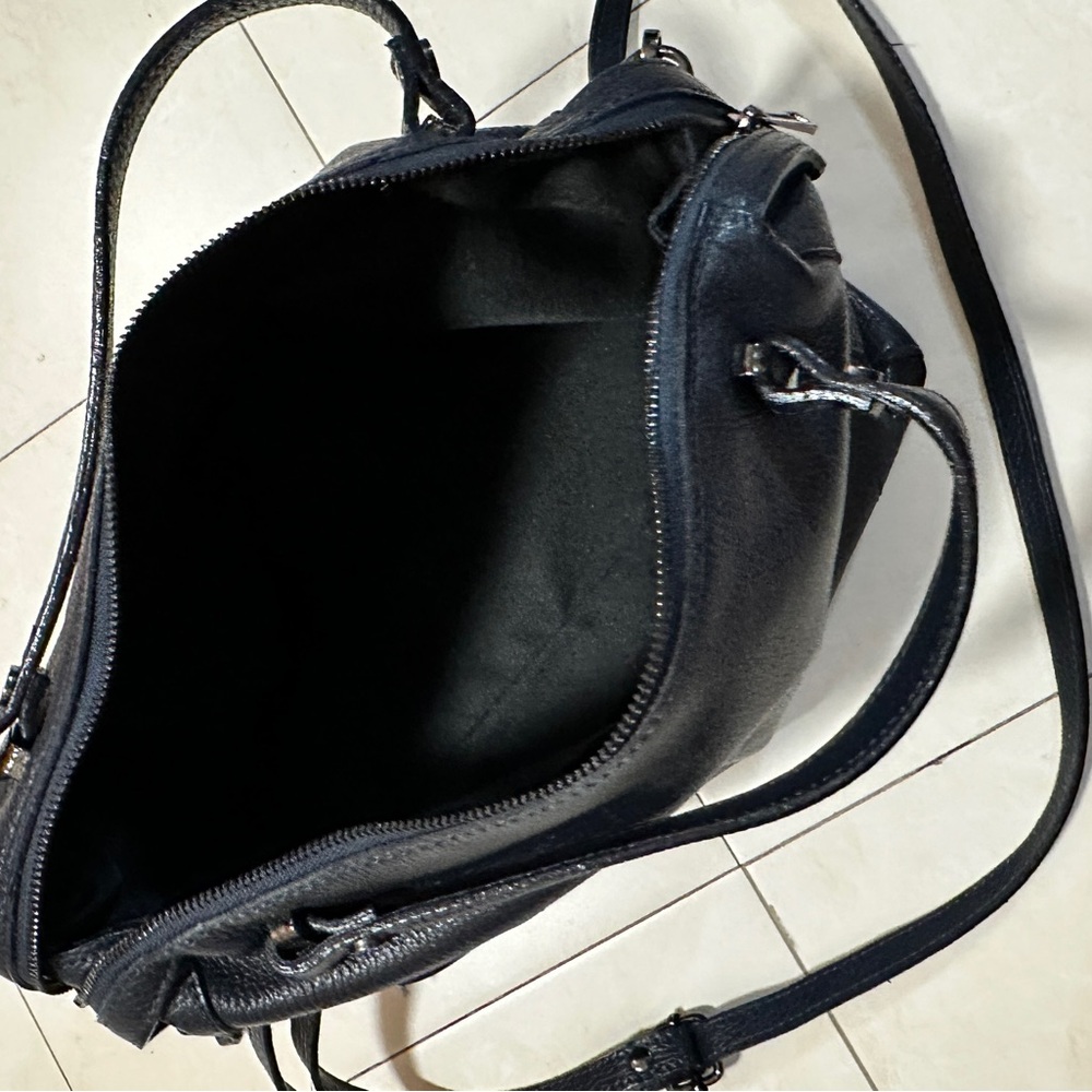 Prodotto Artigianale Vera Pelle Italy Genuine Leather Satchel Handbag - Picture 3 of 9